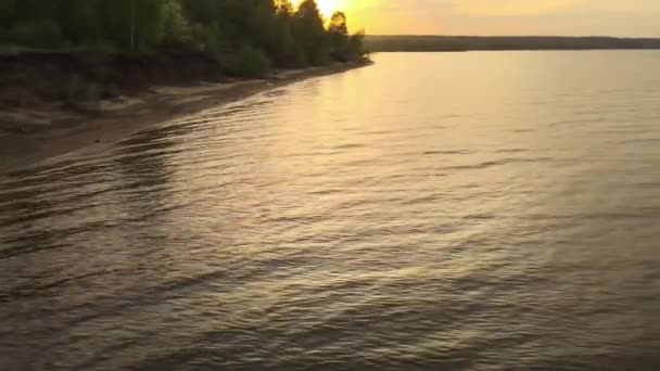 Surskoye reservoir in the Penza region — стоковое видео