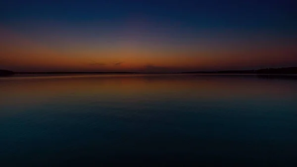 Lago Senezh Después Del Atardecer Oblast Moscú Foto Alta Calidad — Foto de Stock