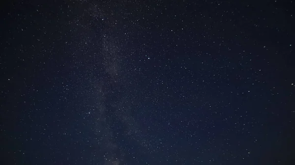 Звездное Ночное Небо Теплую Летнюю Ночь — стоковое фото