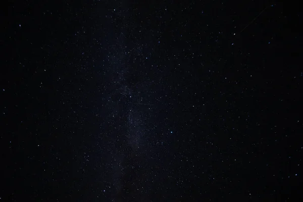 Млечный Путь Темная Ночь Снята Русской Деревне Высокое Качество Фото — стоковое фото