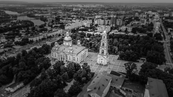 Aerial Photography Church City Penza High Quality Photo — Stock Photo, Image