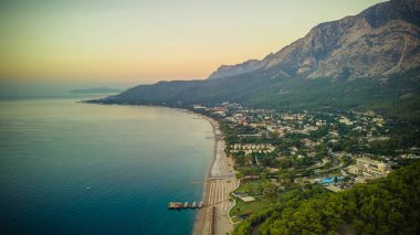 Türkiye 'deki Beldibi tatil köyü. Yüksek kalite fotoğraf