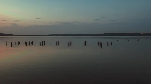 Senezh Lago Solnechnogorsk Ciudad Moscú Región Foto Alta Calidad — Foto de Stock