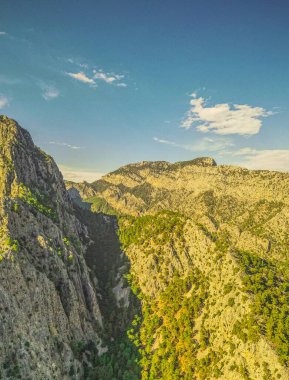 Goynuk Kanyonu 'nun Türk tatil beldesi. Yüksek kalite fotoğraf