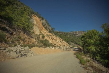 Beldibi köyünün dağlık alanı. 