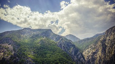 Beldibi köyünün dağlık alanı. 