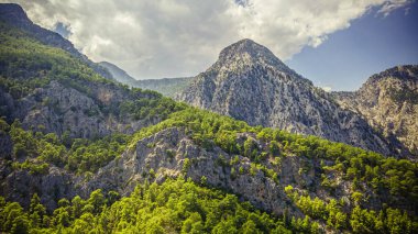 Beldibi köyünün dağlık alanı. 