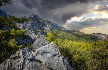 Beldibi köyünün dağlık alanı. 