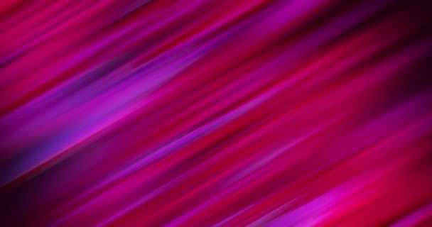 移动彩色线条渐变 动画行紫色粉红紫外线条纹波纹 霓虹灯梯度运动背景 — 图库视频影像
