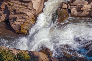 Ormanda küçük bir şelale