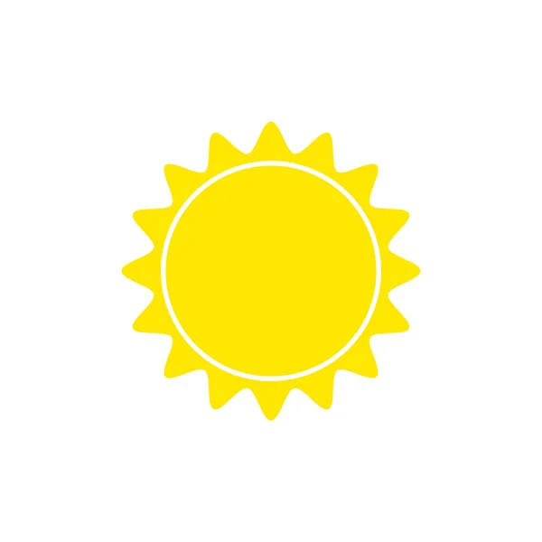 Zon pictogram vector — Stockvector