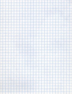 Detaylı boş matematik kağıt modeli