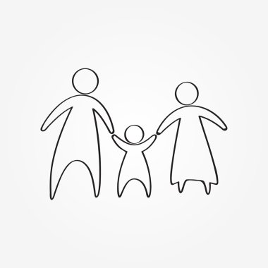 Aile simgesi vecto