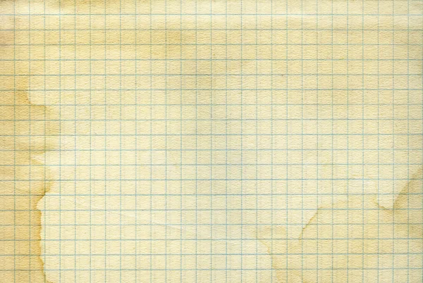 ヴィンテージの古い数学の紙を着用 — ストック写真