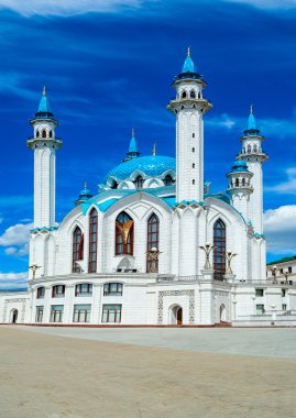 Kazan Kremlin, Rusya. Görünüm Qol Şerif Camii