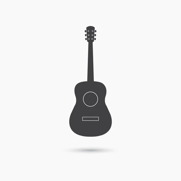 Acoustic guitar icon — Stock Vector