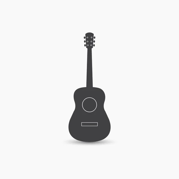 Ikona gitary akustycznej — Wektor stockowy