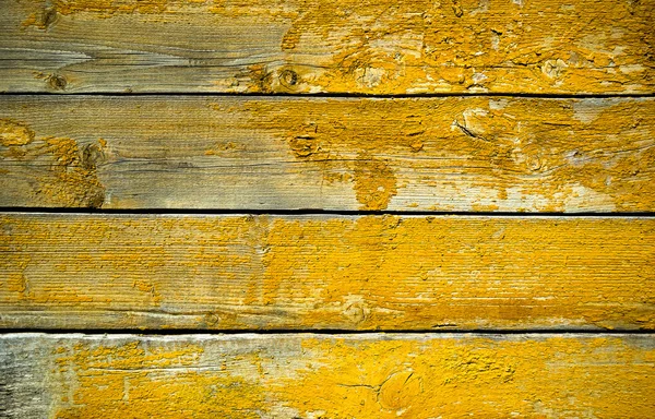 Vecchio giallo Struttura in legno — Foto Stock