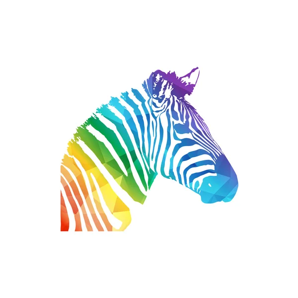 Vetor ícone Zebra — Vetor de Stock