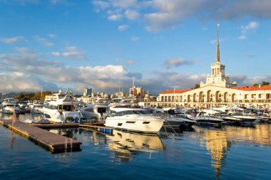 Soch 'taki Karadeniz kıyısındaki Deniz İstasyonu.