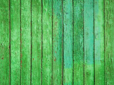 Arka plan olarak yeşil ahşap döşeme dokusu. Yakın çekim.