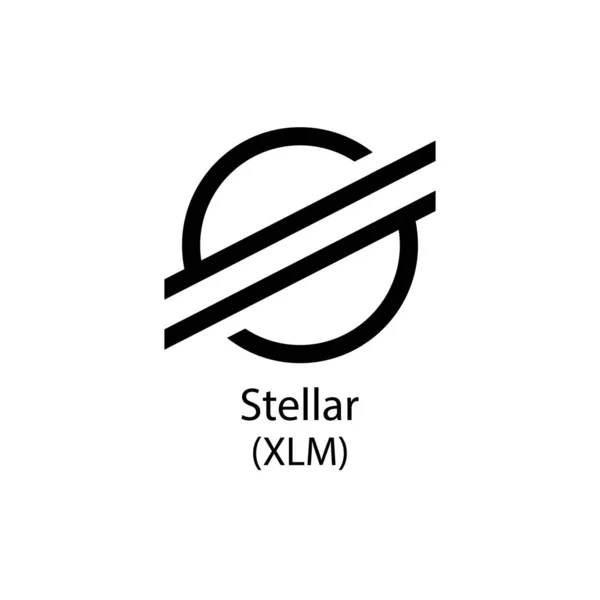 恒星ベクトルのアイコン。白い背景に隔離された暗号通貨シンボル. — ストックベクタ
