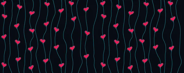 Happy Valentines Day holiday background — Stok Vektör