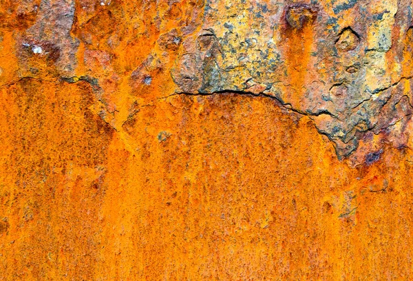 Abstract Old Rusty Cracked Metal Background Texture — Stock Photo, Image