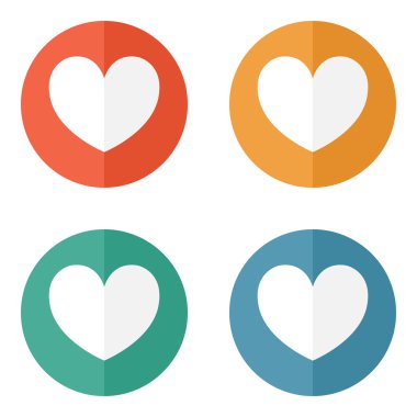 Sevgililer günü kalp simgesi