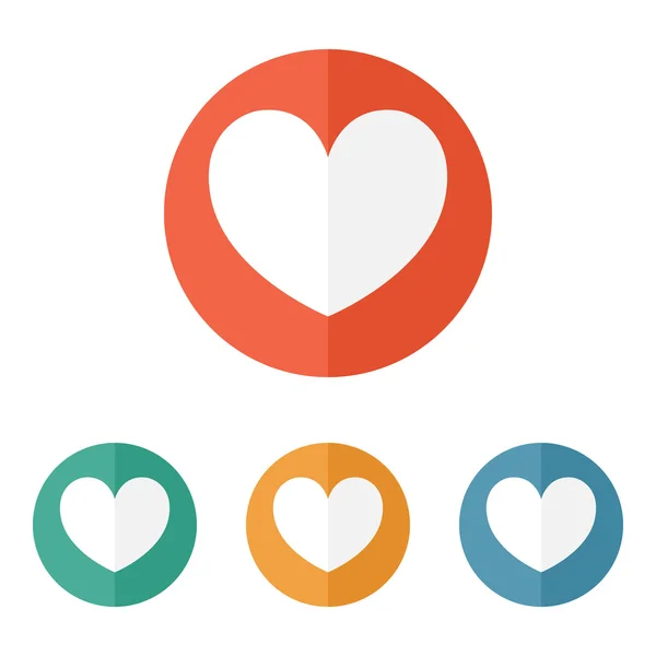 Valentine heart icon — Stock Vector