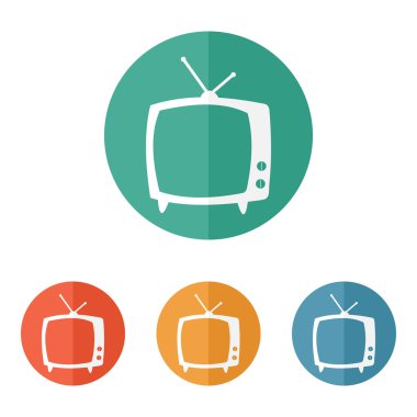 televizyon vektör simgesi