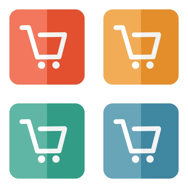 Vector shopping cart icon — Stock Vector