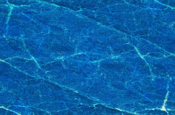 Blaues altes Papier faltige Textur — Stockfoto