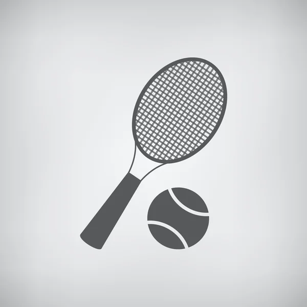 Ρακέτα τένις εικονίδιο — Διανυσματικό Αρχείο