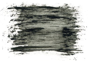Black grungy abstract hand-painted background clipart