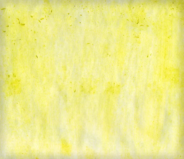 Gelbes abstraktes Aquarellpapier — Stockfoto