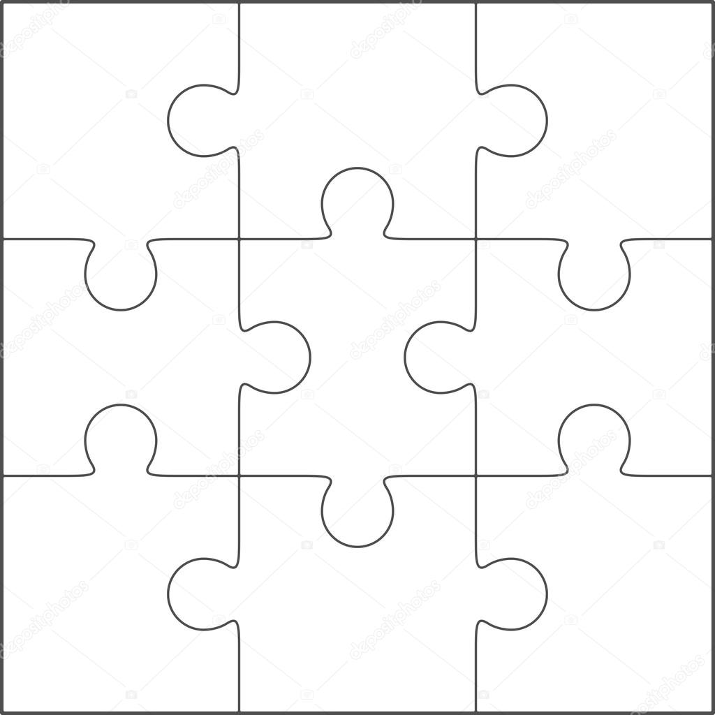 Download Blank Puzzle Jigsaw Puzzle Jigsaw Template Royalty-Free