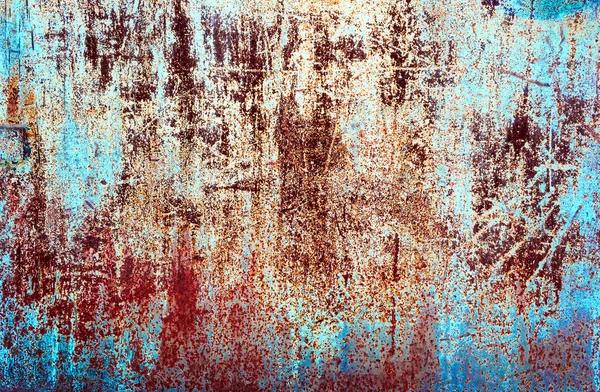 Fondo metálico oxidado de color viejo abstracto — Foto de Stock