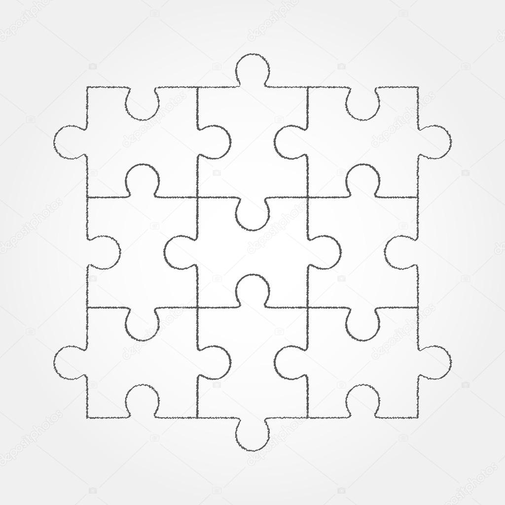 Vetores de Puzzle Jigsaw 9 Peças Separadas Brancas Detalhes Telhas Peças  Detalhe Do Grupo De Jogos e mais imagens de Abstrato - iStock