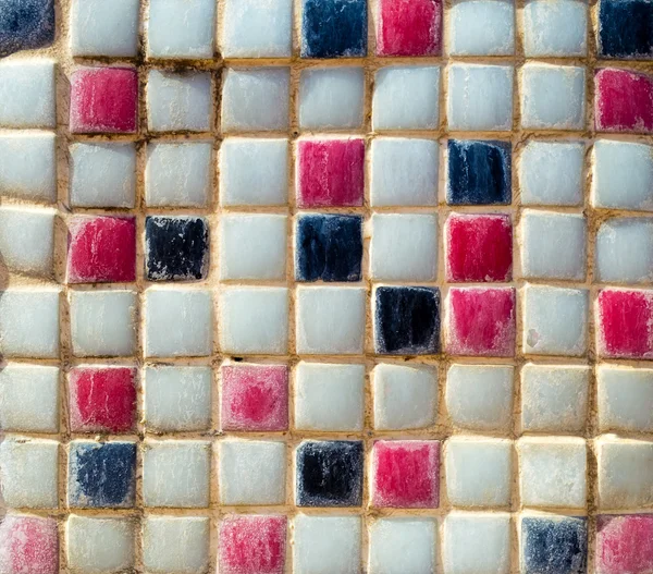 Mosaico azulejos coloridos para fundo — Fotografia de Stock