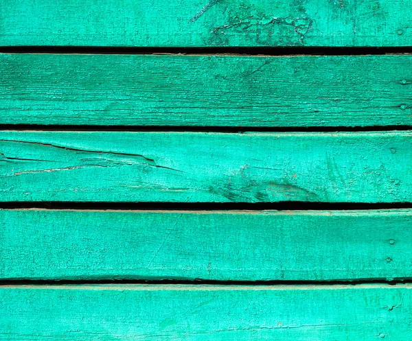 Textura de tablón de madera verde como fondo — Foto de Stock