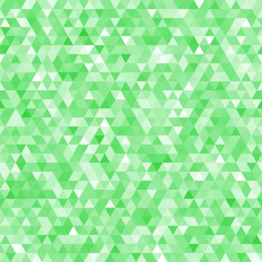 Yeşil üçgen mozaik arka plan