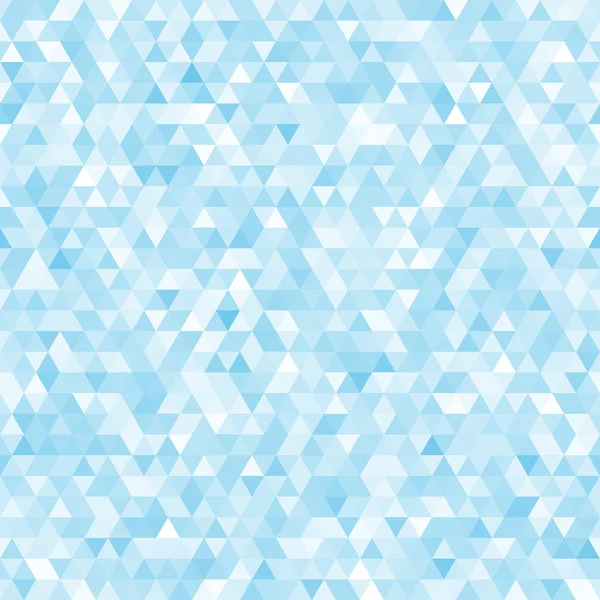 Triangle bleu fond mosaïque — Image vectorielle