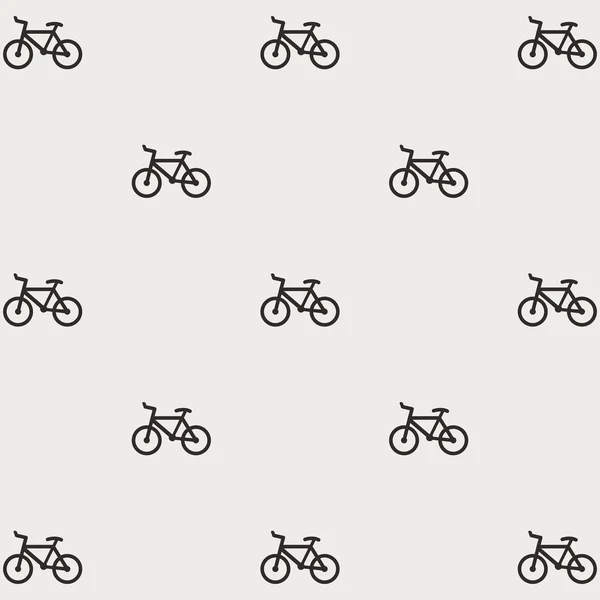 Seamless bicycles pattern. Stylish sporty print — Stock Vector