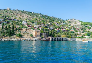 Deniz feneri port Alanya, Türkiye.