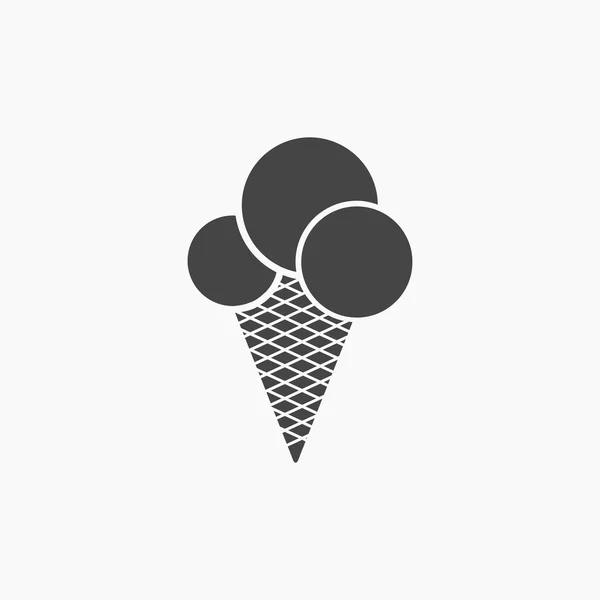 Ice cream icon — Stock Vector