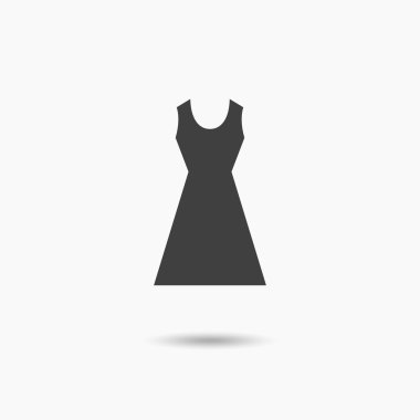 Kadın elbise simgesi