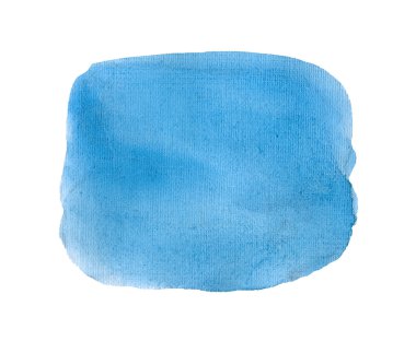 İzole mavi suluboya arka plan.