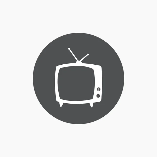 TV-Vektor-Symbol — Stockvektor