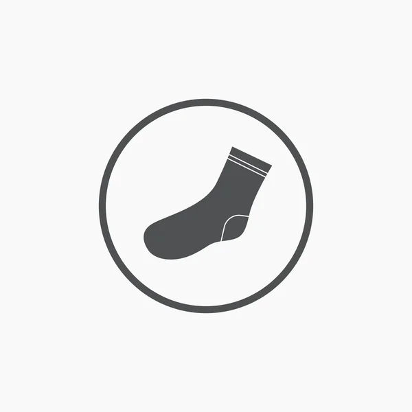 Vettore icona calzini — Vettoriale Stock